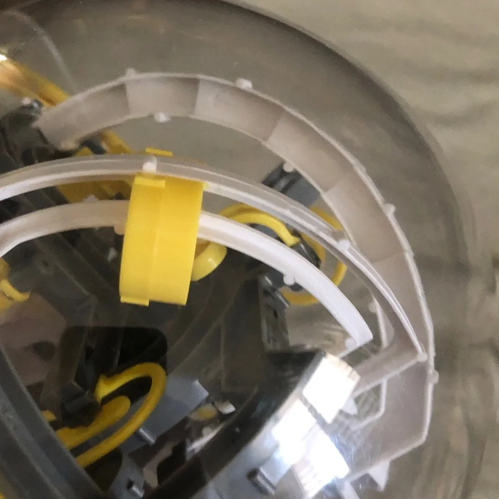 3D Maze Puzzle Dome Perplexus Rookie - Yellow & Gray